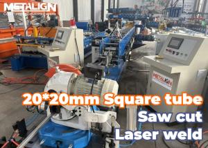 China Precision Roll Forming Machine For 20x20mm Welded Square Tube Production With Laser Welding wholesale