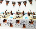 Pirates of the Caribbean Kids Birthday Party Decoration Set Party Supplies Baby
