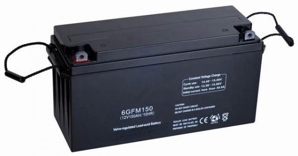 Quality Low acid, electrolyte 12v 6GFM65D maintenance free Green energy systems Deep Cycle Battery for sale