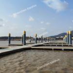 Galvanized Aluminum Alloy Floating Pontoon Yacht Floating Dock For Berth