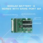 6S 8S 10S 16S Lithium Battery Packs BMS For 24V 36V 48V 64V E Bike 30A Balance