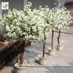 China UVG CHR052 Home Landscaping Artificial Cherry Blossom Potted Plastic Tree Centerpiece on sale