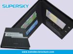 Customized Craft Lcd Video Business Cards , Personalised Video Card Rechargeable