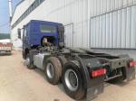 Drive Wheel 6×4 Sinotruk 6*4 Tractor Truck Blue Color Good Condition 6800*2496