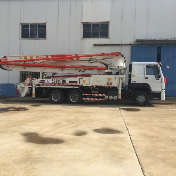 Iso Ccc 37m Concrete Pump Trailer HOWO Concrete Mixer Truck Energy Saving