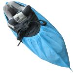 Non Woven Blue Shoe Covers Disposable Anti Skid Soft Eco Friendly