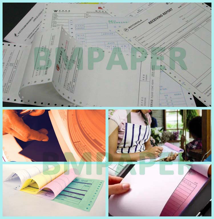 20lb 3-Part Blank Carbonless Paper For Receipt Books 8.5"x11" Letter Size