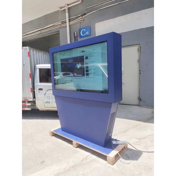 65 Inch Android Touch Screen Kiosk High Brightness Dust Resistant Energy Saving