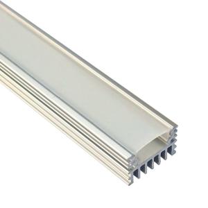 China Warm White Recessed LED Linear Lighting Strips 4ft 130lm Aluminum Alloy PC Shell wholesale
