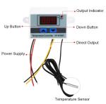 10A 12V 24V 110V 220VAC Digital LED Temperature Controller XH-W3001 For