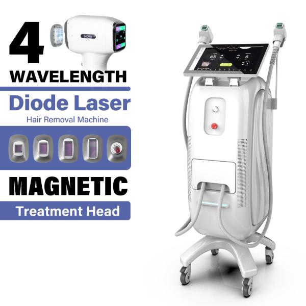 40ms Pulse 808nm Laser Hair Removal Machine 15.6 Inch Touch Screen TEC Cooling