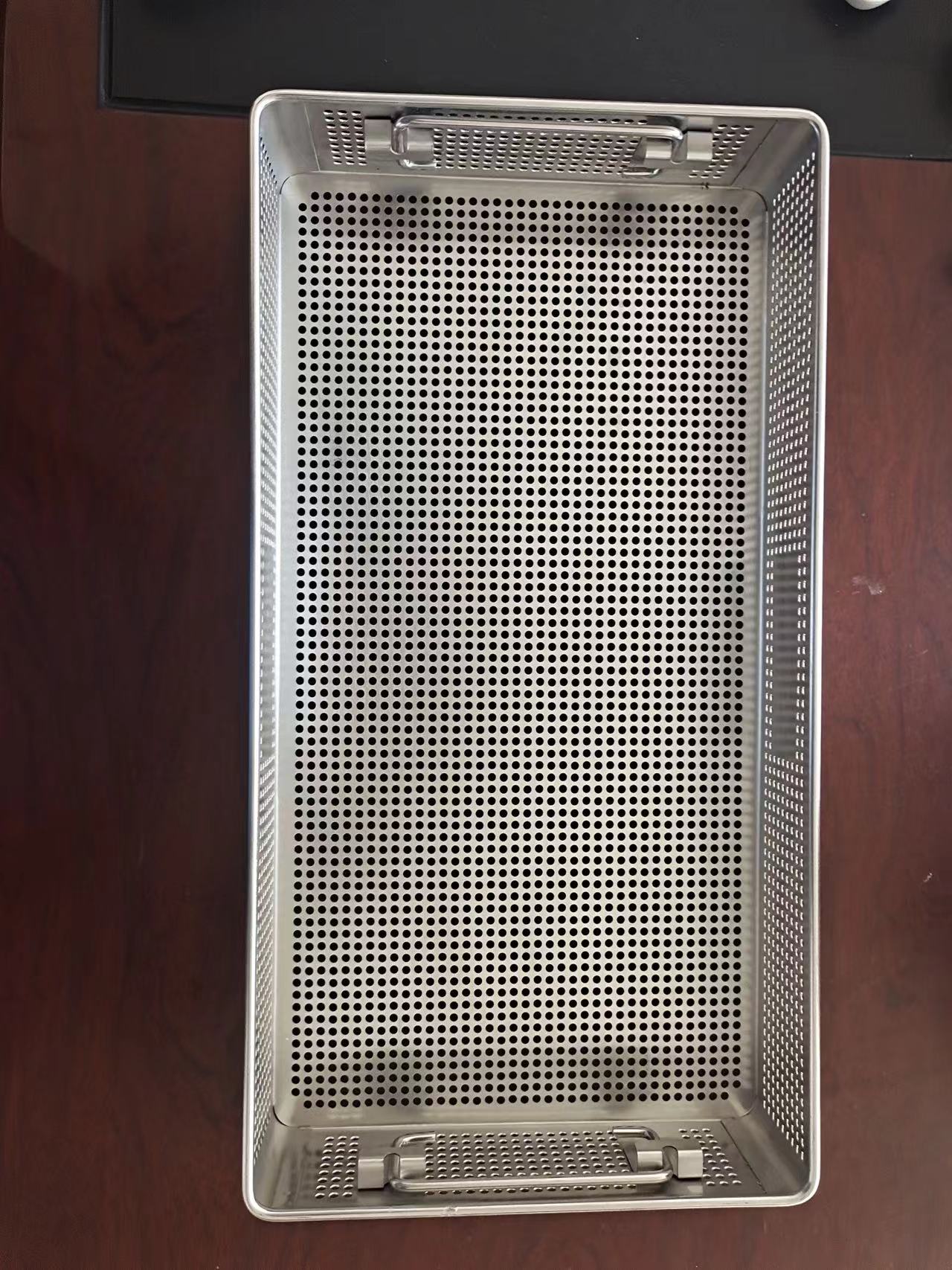 perforated mesh basket