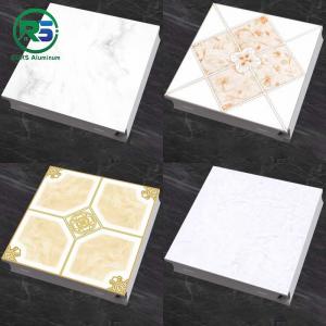 China Specular Color Art Clip In Metal Ceiling Panel Hotel Home Decoration Building Material on sale