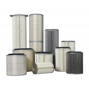 China HV Material Synthetic Filter Cartridge Element For Dust Collector on sale