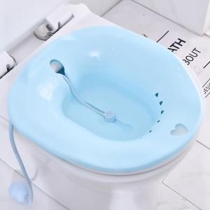 China Foldable Squat Free Sitz Bath, Discreet Over The Seat Sitz Bath to Treat Postpartum Wounds, Hemorrhoids, Perineal Care wholesale