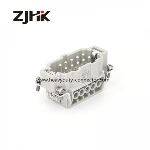 China E Series 10 Pin Truck Heavy Duty Connector Screw Insert 500v 16a White Color on sale
