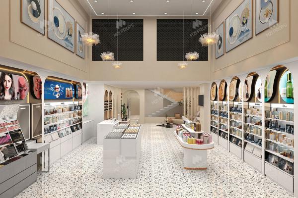 13-ZMeS001, Zhenmei Series Beauty Store in Macheng featuring 16 Main Fixtures