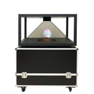 China Portable 360 Degree 19inch Holograpm Display Showcase Plug and Play Used For Advertising Display wholesale