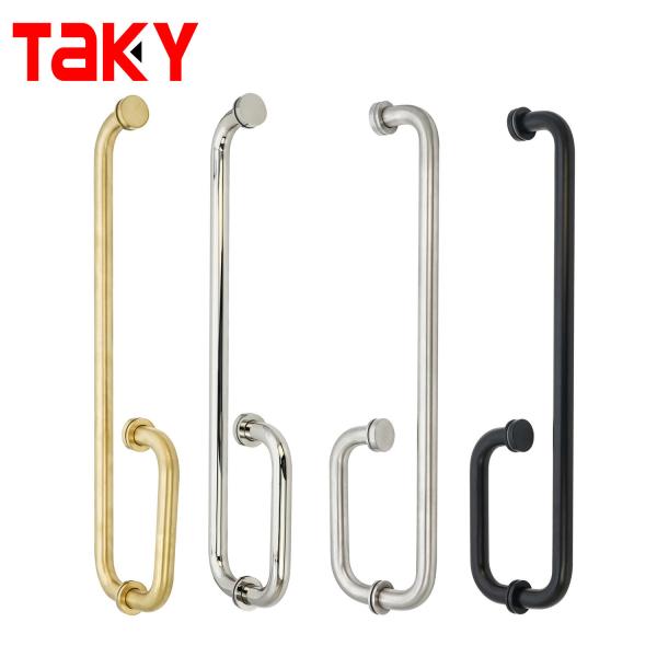 Polish/Matte Finish Door Handle for Room Bar Glass Door Straight Single Sided