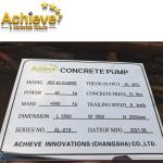 HBT40.10.60RS Stationery NEW Concrete Pump Customized 500M