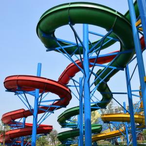 China Customization Sturdy Frame Aqua Park Water Slide Galvanized Steel Support wholesale
