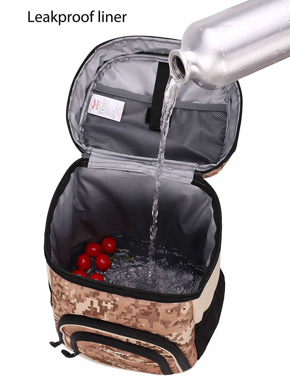 Personalized Backpack Drink Cooler / Thermal Cooler Backpacks Keep Food Fresh And Warm