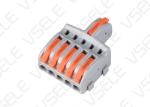 400V 1 In 5 Out AWG 4mm2 LV Wire Junction Connector