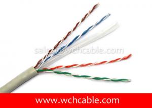 China UL Lan Cable Cat6 UTP Solid 23AWG 4Pairs OD6.5mm wholesale