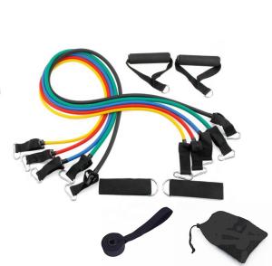 China Latex Tube 1.2m adjustable resistance band set With Workout Handles wholesale