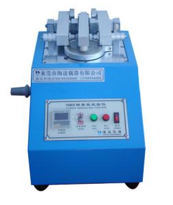 China Wear resistant Rubber Testing Machine , Leather & Cloth & Coating Abrasion Testing Equipment on sale