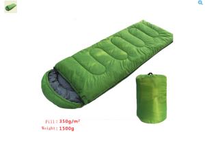 China Compact Green Mountain Sleeping Bags Lightweight Backpack Envelope Pouch wholesale
