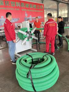 China Plastic PE PP Double Wall Corrugated Pipe Machine / PVC Conduit Pipe Manufacturing Machine wholesale
