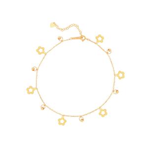 China 18K Gold Name Anklets: Create Your Own Personalized Statement wholesale