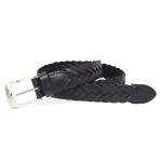 Unisex Woven Laser Cut Mens Elastic Stretch Belts Adjuatable Length