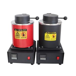 China Digital Jewelry Melting Furnace 1400W 2000F With 1 / 2/ 3KG Graphite Crucible wholesale