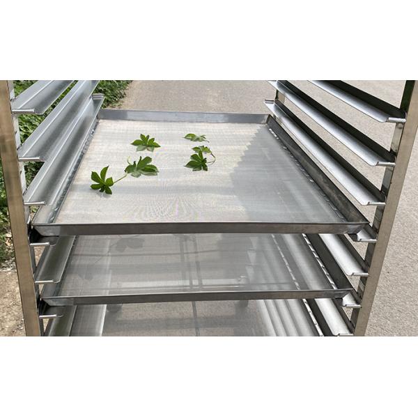 Customized Stainless Steel 304 Trolley with Tray for flower drying