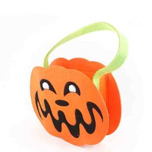 China Kids Halloween Candy Bags Simple Cute Design Eco - Friendly With Handle wholesale