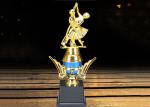 Gold Plated Plastic Trophy Cup For Olympic Games Dancing Winners