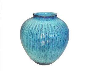 China 27cmx28cm Glazed Large Indoor Ceramic Plant Pots wholesale
