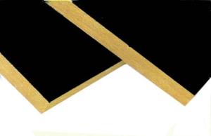 China Soundproofing stonewool Insulation Board Faced With Black Glass Tissue wholesale