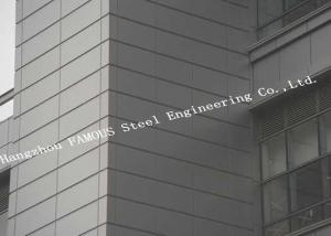China British Standard Aluminum Panel Metal Glass Curtain Wall For Commercial Office wholesale