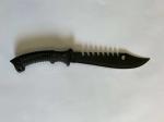 ODM 16in Rubber Handle Fixed Blade Hunting Knife 3mm Blade
