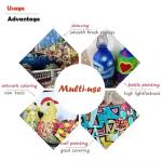 Non Toxic 12 Colors Artist Acrylic Paint 12ml Per Tube For Canvas Painting