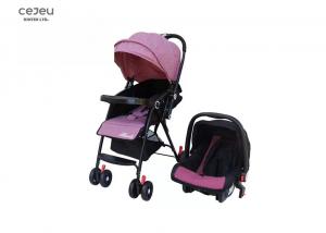 China PP Handle Umbrella Fold Pushchair With 5 Inch 6 Wheels 5 Point Harness wholesale