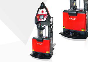 China Unmanned Laser Guided Forklifts AGV 1 Ton Payload Precise Positioning wholesale