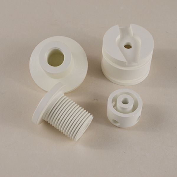 High Purity Threaded BN Boron Nitride Ceramic Rod