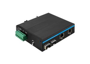 China 10/100/1000Mbps POE Ethernet Fiber Switch With 2 Fiber And 2 Ethernet Ports wholesale