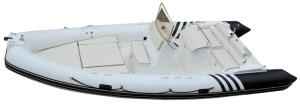 China Rigid Hull Inflatable Boats 22 Ft Toughness / Reliability With Fiberglass Step wholesale