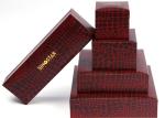 Earring Bracelet Mens Leather Jewelry Box Glossy Varnishing Surface For