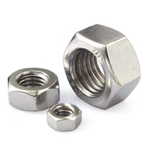 China Industrial Grade Heavy Hex Nut Furniture Hardware Plain Surface Zn Plating wholesale